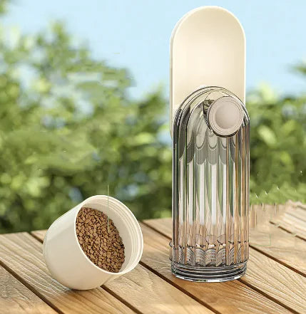 2-in-1 Pet Water & Food Bottle